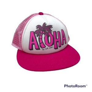T&C Aloha Trucker Hat Pink